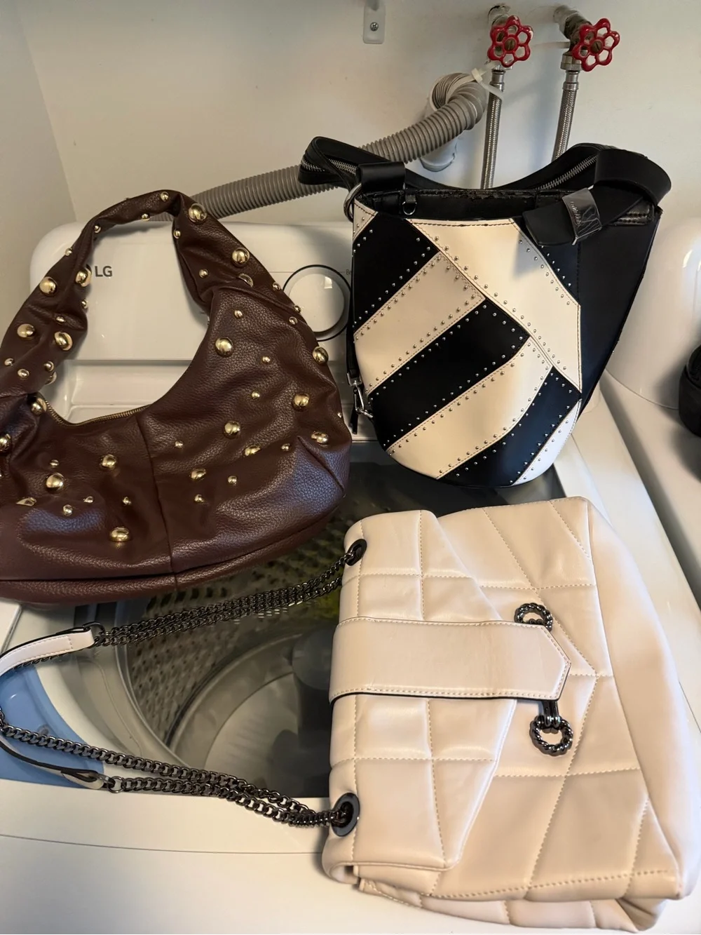 Bundle of purses handbags